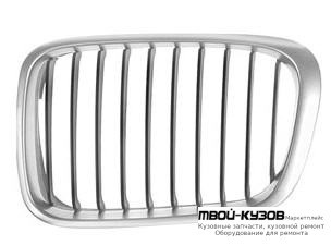 РЕШЕТКА РАДИАТОРА ЛЕВАЯ СТОРОНА ТЮНИНГ ДИЗАЙН Z4 ХРОМ-ЧЁРНЫЙ (ИТАЛИЯ) для BMW E46 СЕДАН / УНИВЕРСАЛ (05.1998 - 08.2001) (09.2001 - 2003)