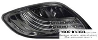 ФОНАРЬ ЗАДНИЙ ВНЕШНИЙ ЛЕВАЯ + ПРАВАЯ (КОМПЛЕКТ) ТЮНИНГ (ХЭТЧБЭК) С ДИОД ТОНИР ВНУТРИ (DEPO) ХРОМ для Mazda 2 (2007-)