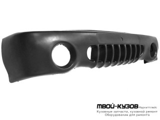 БАМПЕР ПЕРЕДНИЙ ЧЁРНЫЙ (КИТАЙ) для Hyundai PORTER H100 (1997-) +ТАГАЗ