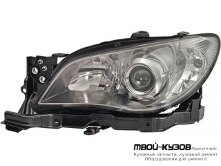 ФАРА ЛЕВАЯ СТОРОНА ПОД КОРРЕКТОР ВНУТРИ (DEPO) ЧЁРНЫЙ для Subaru IMPREZA (2001-)