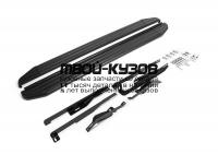 A173ALB.4201.1 - ПОРОГИ-ПОДНОЖКИ (КОМПЛЕКТ) Premium-Black (RIVAL) Chevrolet Captiva (2011-2013)
