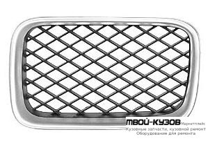 РЕШЕТКА РАДИАТОРА ЛЕВАЯ СТОРОНА ТЮНИНГ ДИАГОН СЕТКА ХРОМ-ЧЁРНЫЙ (ИТАЛИЯ) для BMW E36 (12.1990 - 01.2000)