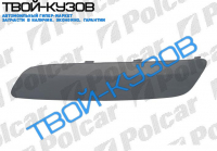 GOLF 5 03-/JETTA/GOLF KOMBI 05-МОЛДИНГ БАМПЕРА ЛЕВЫЙ ГРУНТ.