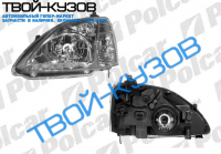 CIVIC 01- ФАРА ПРАВАЯ ЭЛЕКТРИКА С МОТОРОМ