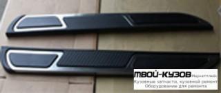ПОРОГ-ПОДНОЖКА ЛЕВАЯ + ПРАВАЯ (КОМПЛЕКТ) для Volkswagen TOUAREG (2011-2016)