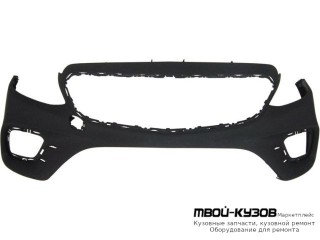 БАМПЕР ПЕРЕДНИЙ С ОТВ ПОД ДАТЧИКИ ГРУНТ (ТАЙВАНЬ) для Mercedes W213 (2016-)