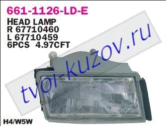 croma фара левая 661-1126L-LD-E