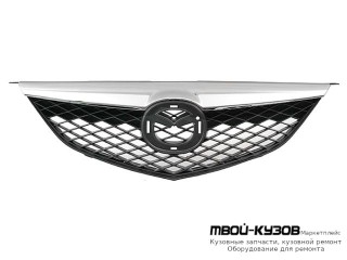 РЕШЕТКА РАДИАТОРА С МОЛДИНГ ХРОМ-ЧЁРНЫЙ (ТАЙВАНЬ) для Mazda 6 (2002-2007)