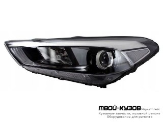 ФАРА ЛЕВАЯ СТОРОНА ЛИНЗОВАННАЯ С КОРРЕКТОР , ДИОД (DEPO) для Hyundai TUCSON (2015-)