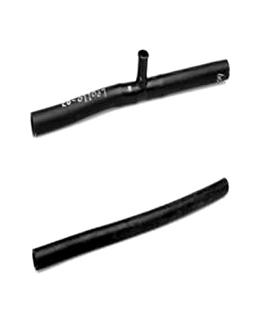 Патрубки печки ВАЗ-2110 до 2003г. (2шт.) (LUZAR) с хомут.