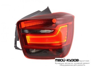 ФОНАРЬ ЗАДНИЙ ВНЕШНИЙ ПРАВАЯ СТОРОНА (3 дв) , (5 дв) С ДИОД (DEPO) для BMW F20 / F21 1 series (2011-)