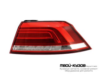 ФОНАРЬ ЗАДНИЙ ВНЕШНИЙ ПРАВАЯ СТОРОНА ДИОД (СЕДАН) (DEPO) для Volkswagen PASSAT B8 (2015-)
