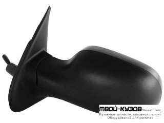 ЗЕРКАЛО ЛЕВАЯ СТОРОНА МЕХАН С ТРОСИК (ASPHERICAL) ЧЁРНЫЙ (ТАЙВАНЬ) для Nissan MICRA (2003-)