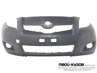 БАМПЕР ПЕРЕДНИЙ ГРУНТ (ТАЙВАНЬ) для Toyota YARIS (08.2005-)