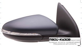 ЗЕРКАЛО ПРАВАЯ СТОРОНА ЭЛЕКТР С ПОДОГРЕВОМ , УКАЗАТЕЛЬ ПОВОРОТА , АВТОСКЛАДЫВ , ПОДСВЕТ , ПАМЯТЬЮ (CONVEX) (ТАЙВАНЬ) для Volkswagen GOLF VI (2009-2011)