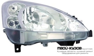 ФАРА ПРАВАЯ СТОРОНА С КОРРЕКТОР (DEPO) для Peugeot PARTNER (2008-2015)