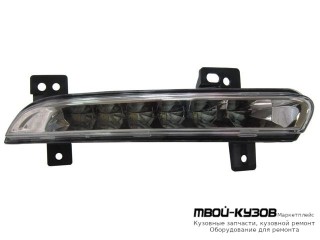 ФОНАРЬ ГАБАРИТНЫЙ ПРАВАЯ СТОРОНА В ПЕРЕД БАМПЕР DRL( ХОД. ОГНИ) (TYC) для Renault FLUENCE (2010-)