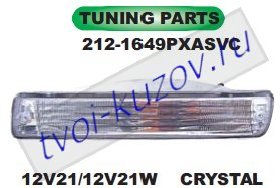 landcruiser указ.поворота нижн л+п (комплект) в планка-фартук хрустал 212-1649PXASVC