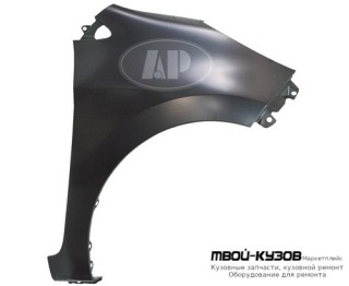 КРЫЛО ПЕРЕДНИЙ ПРАВАЯ СТОРОНА БЕЗ ОТВ ПОД ПОВТОРИТЕЛЬ (ТАЙВАНЬ) для KIA PICANTO (2012-)