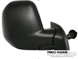ЗЕРКАЛО ПРАВАЯ СТОРОНА МЕХАН С ТРОСИК (CONVEX) (ТАЙВАНЬ) для Peugeot PARTNER (2008-2015), Citroen BERLINGO (2008-)