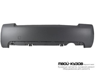 БАМПЕР ЗАДНИЙ БЕЗ ОТВ ПОД ДАТЧИКИ (ТАЙВАНЬ) для Citroen C2 (10.2003-)