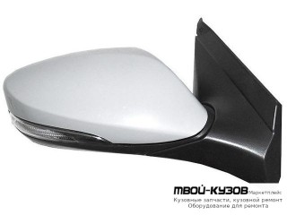 ЗЕРКАЛО ПРАВАЯ СТОРОНА ЭЛЕКТР БЕЗ ПОДОГРЕВОМ С УКАЗАТЕЛЬ ПОВОРОТА (КИТАЙ) для Hyundai SOLARIS (2011-)