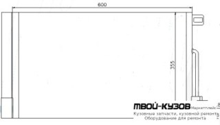 CORSA КОНДЕНСАТОР КОНДИЦИОНЕРА (см.каталог) для Opel CORSA (2006-)