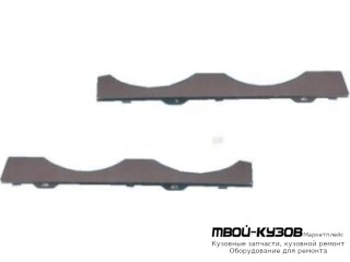 МОЛДИНГ ПОД ФАРУ ЛЕВАЯ СТОРОНА МЕТАЛ (ТАЙВАНЬ) для BMW E38 (06.1994 - 08.1998) (09.1998 - 2002)