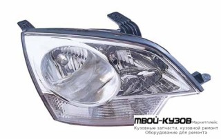 ФАРА ПРАВАЯ СТОРОНА С КОРРЕКТОР ВНУТРИ (DEPO) ХРОМ для Opel ANTARA (2006-)