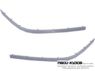 МОЛДИНГ БАМПЕРА ПЕРЕДНИЙ ПРАВАЯ СТОРОНА МОДЕЛИ С ХРОМ МОЛДИНГ ГРУНТ (ТАЙВАНЬ) для BMW E39 (11.1995 - 2003)