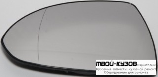 СТЕКЛО ЗЕРКАЛА ЛЕВАЯ СТОРОНА ЭЛЕКТР С ПОДОГРЕВОМ (ASPHERICAL) (ТАЙВАНЬ) для Opel CORSA (2006-)
