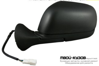 ЗЕРКАЛО ЛЕВАЯ СТОРОНА ЭЛЕКТР С ПОДОГРЕВОМ (CONVEX) ГРУНТ (ТАЙВАНЬ) для Renault DUSTER (2010-)