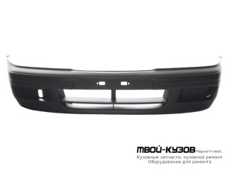 БАМПЕР ПЕРЕДНИЙ +/- ПРОТИВОТУМ ЧЁРНЫЙ (ТАЙВАНЬ) для Nissan PRIMERA P11 (11.1996 - 05.1999)