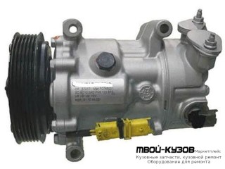 КОМПРЕССОР КОНДИЦИОНЕРА (AVA) (см.каталог) для Citroen C4 (11.2004-) PICASSO (2006-), Peugeot 207 (2005-), Peugeot 307 (08.2001-), Peugeot 308 (2007-)