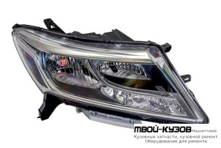ФАРА ПРАВАЯ СТОРОНА П/ КОРРЕКТОР , ВНУТРИ ЧЁРНЫЙ (DEPO) для Nissan PATFINDER R52 (2014-)