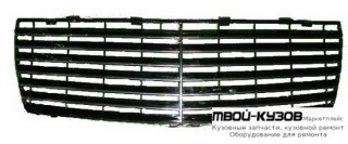 РЕШЕТКА РАДИАТОРА БЕЗ РАМК С 13 ХРОМ МОЛДИНГ ЧЁРНЫЙ (ТАЙВАНЬ) для Mercedes W140 SEDAN (05.1993 - 10.1998)