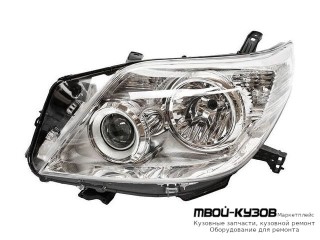 ФАРА ЛЕВАЯ СТОРОНА +/- ПОД КОРРЕКТОР (КИТАЙ) для Toyota LANDCRUISER PRADO 150 (2009-2017)
