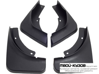 БРЫЗГОВИК ПЕРЕДНИЙ КРЫЛА ЛЕВАЯ + ПРАВАЯ (КОМПЛЕКТ) + ЗАДНИЙ (4 ШТ) (КИТАЙ) для Volkswagen POLO (09.2010 - 2020)