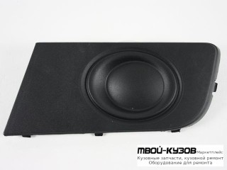 РЕШЕТКА БАМПЕРА ПЕРЕДНИЙ ЛЕВАЯ СТОРОНА БЕЗ ОТВЕРСТИЙ ПОД ПРОТИВОТУМАННЫЕ ФАРЫ (АРГЕНТИНА) для Volkswagen AMAROK (2010-)