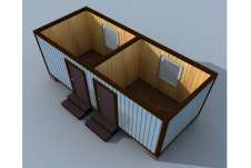 БК-4 БК-2А Контейнер для шиномонтажа "2-хкомнатный, размер комнаты 3м"