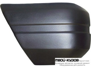 БОКОВИНА БАМПЕРА ПЕРЕДНИЙ ПРАВАЯ СТОРОНА ЧЁРНЫЙ (ТАЙВАНЬ) для Jeep CHEROKEE (1984-1996)