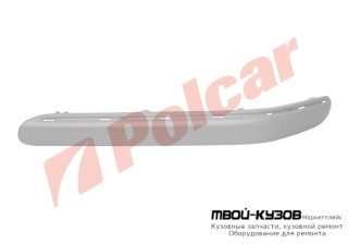 НАКЛАДКА НА БАМПЕР ПРАВАЯ ПОД ХРОМ для W203 00-07