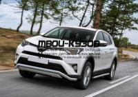 R.5718.002 - ЗАЩИТА ПЕРЕДНЕГО БАМПЕРА d57 волна (RIVAL) Toyota Rav4 (2015-)