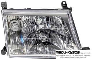 ФАРА ПРАВАЯ СТОРОНА БЕЗ КОРРЕКТОР (DEPO) для Toyota LANDCRUISER 100 (1998-)