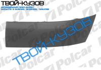 CLIO 01- НАКЛАДКА БАМПЕРА ПРАВАЯ