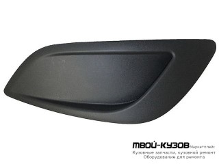 РЕШЕТКА БАМПЕРА ПЕРЕДНИЙ ЛЕВАЯ СТОРОНА БЕЗ ОТВЕРСТИЙ ПОД ПРОТИВОТУМАННЫЕ ФАРЫ (КИТАЙ) для Ford FOCUS (2008-2010)