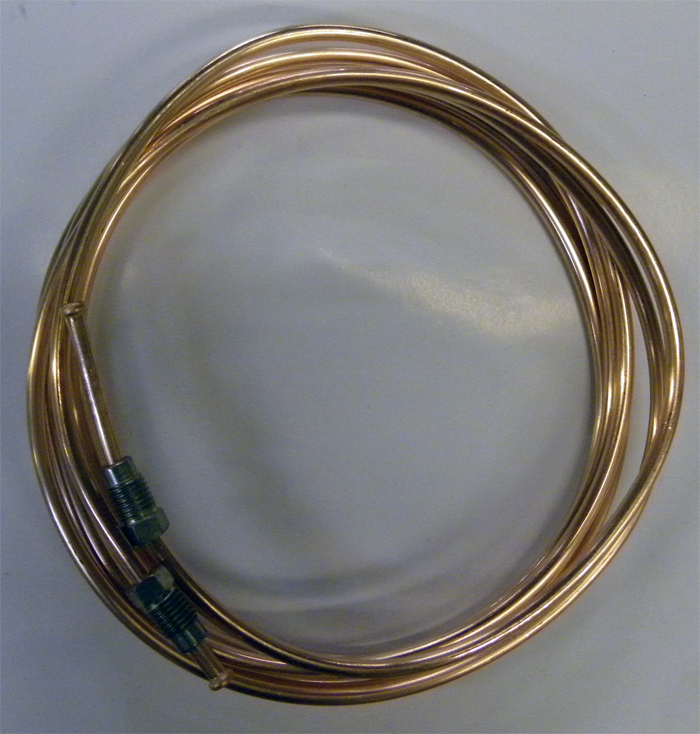 Трубка тормозная ВАЗ-21213 магистральная (медная) 3000мм