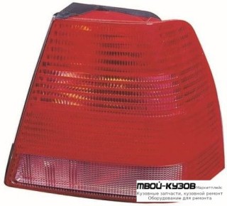 ФОНАРЬ ЗАДНИЙ ВНЕШНИЙ ПРАВАЯ СТОРОНА (DEPO) КРАСНЫЙ-БЕЛ для Volkswagen BORA (09.1998-)