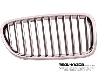 РЕШЕТКА РАДИАТОРА ПРАВАЯ СТОРОНА ХРОМ ЧЁРНЫЙ (ТАЙВАНЬ) для BMW F10 5 series (2010-)