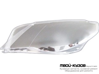 СТЕКЛО ФАРЫ ЛЕВАЯ СТОРОНА (КИТАЙ) для Volkswagen PASSAT CC (2009-)